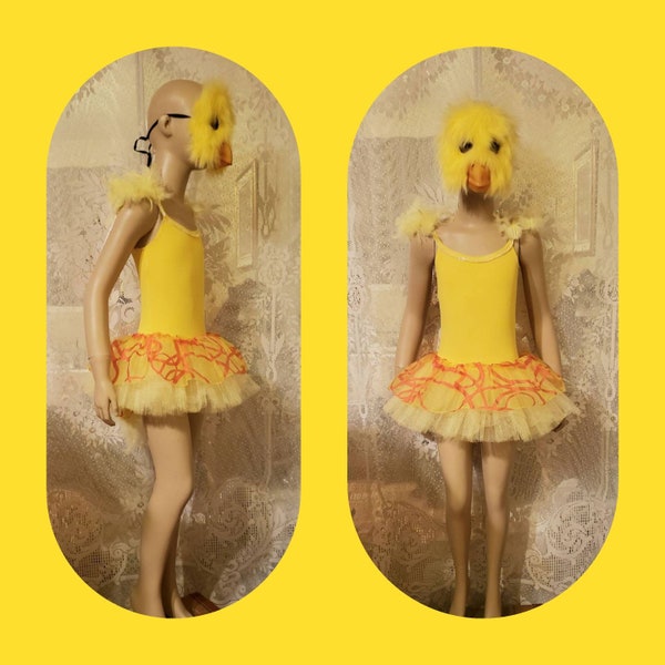 Duck Bird Dance Leotards Costume , Spring , Easter Dress up