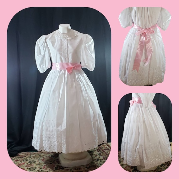 French Lace Victorian Dress