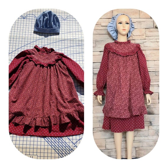 Vintage Pinafore Prairie Dress