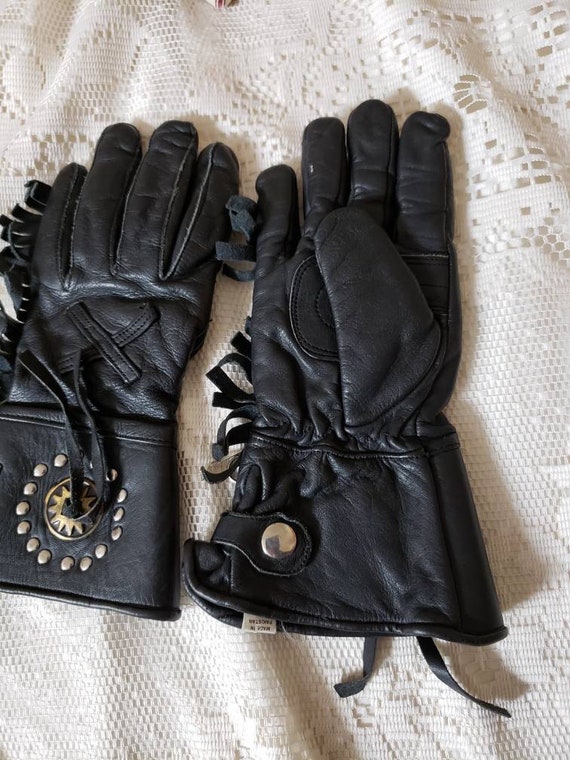 Women Motorcycle Leather Gloves - image 6