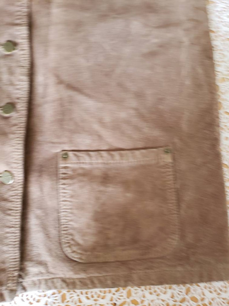 Steampunk aviator waist coatwashable suede leather vest