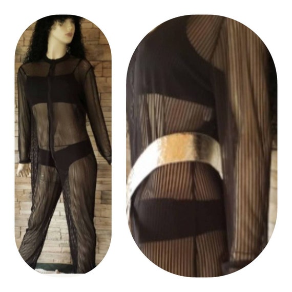 Black Transparent Romper