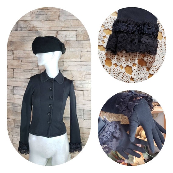 Black victorian style jacket