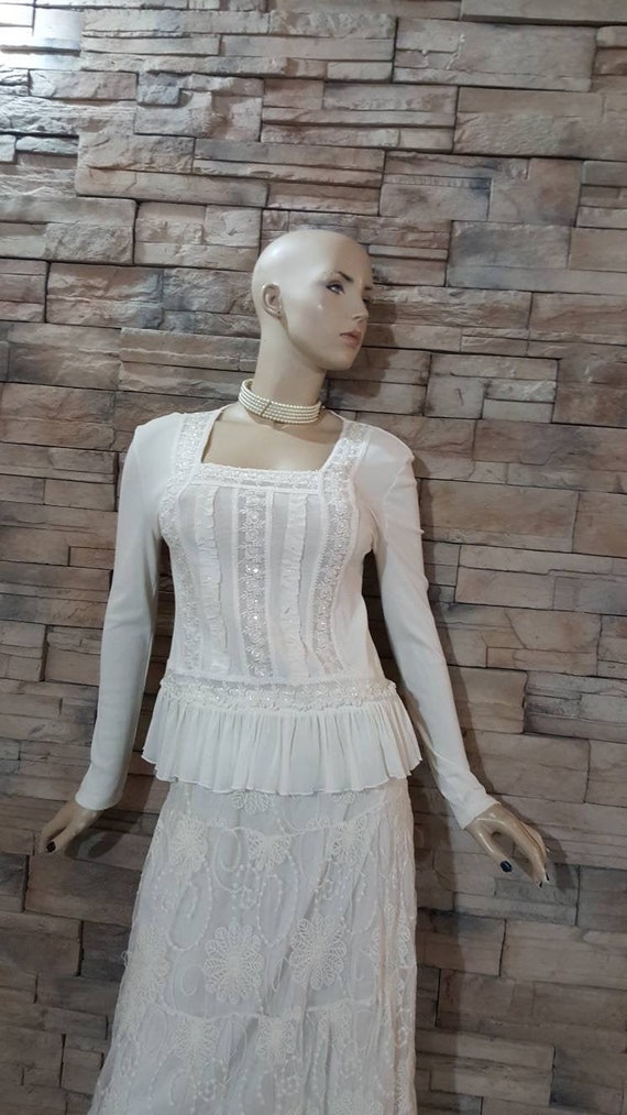 Embroidered Edwardian style Blouse