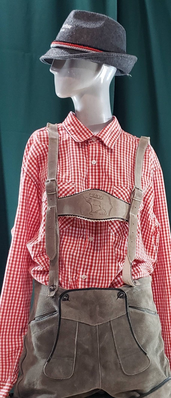 Suede Leather German Lederhosen - image 3