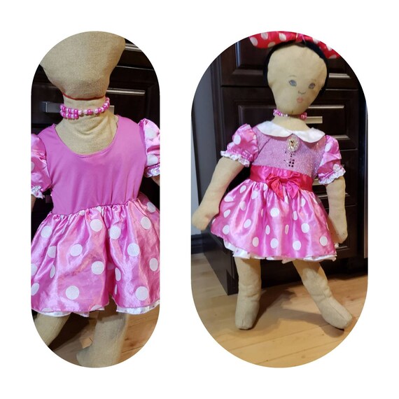 Pink Vintage Mini Mouse Dress Halloween Costume