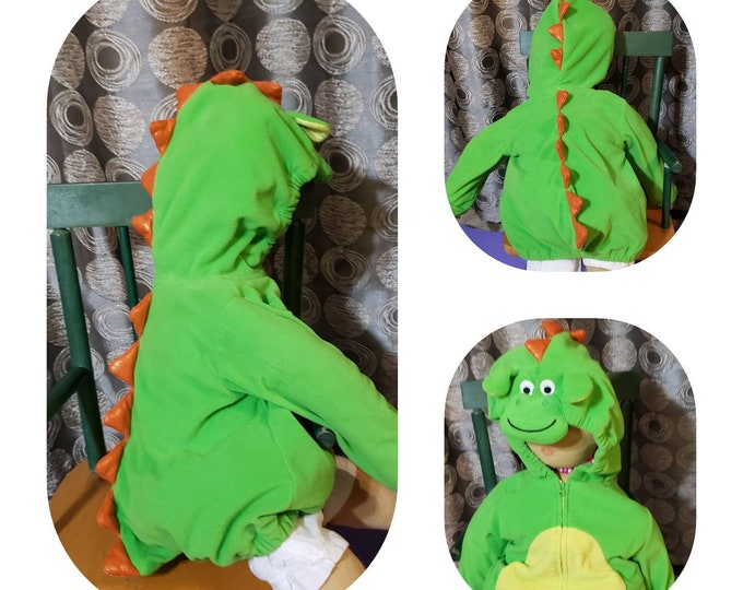 Toddler Dinosaur Hoodie Jacket  Costume