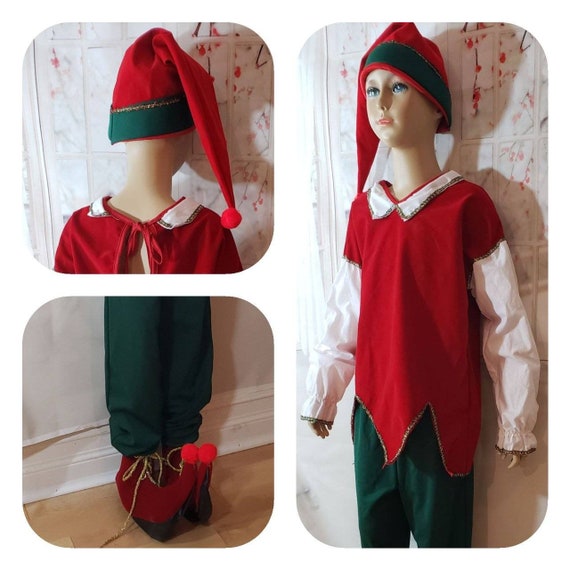 Kids Elf costume / santas helper