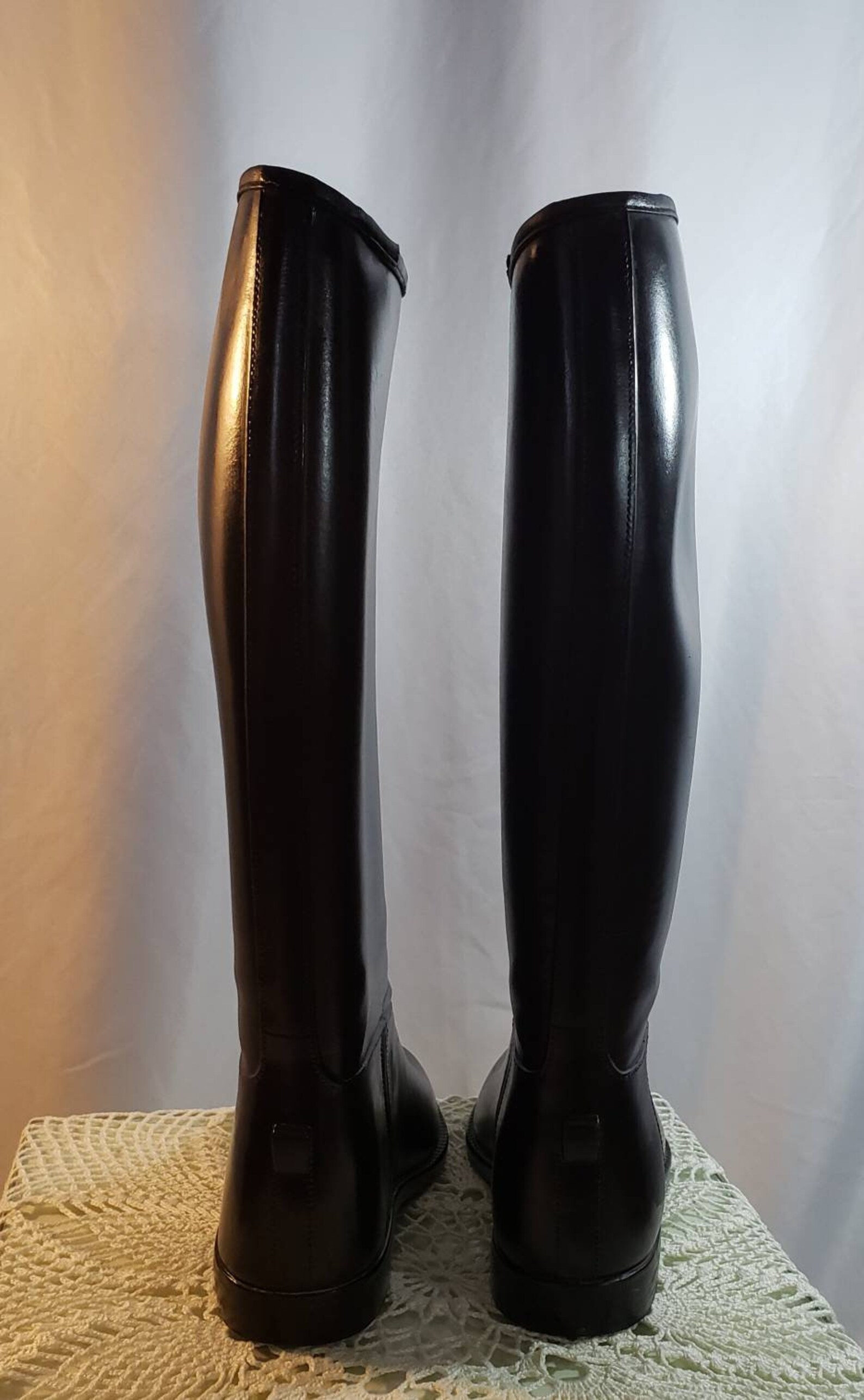 Tall Rubber Riding Boots/Equestrian Wear | Etsy