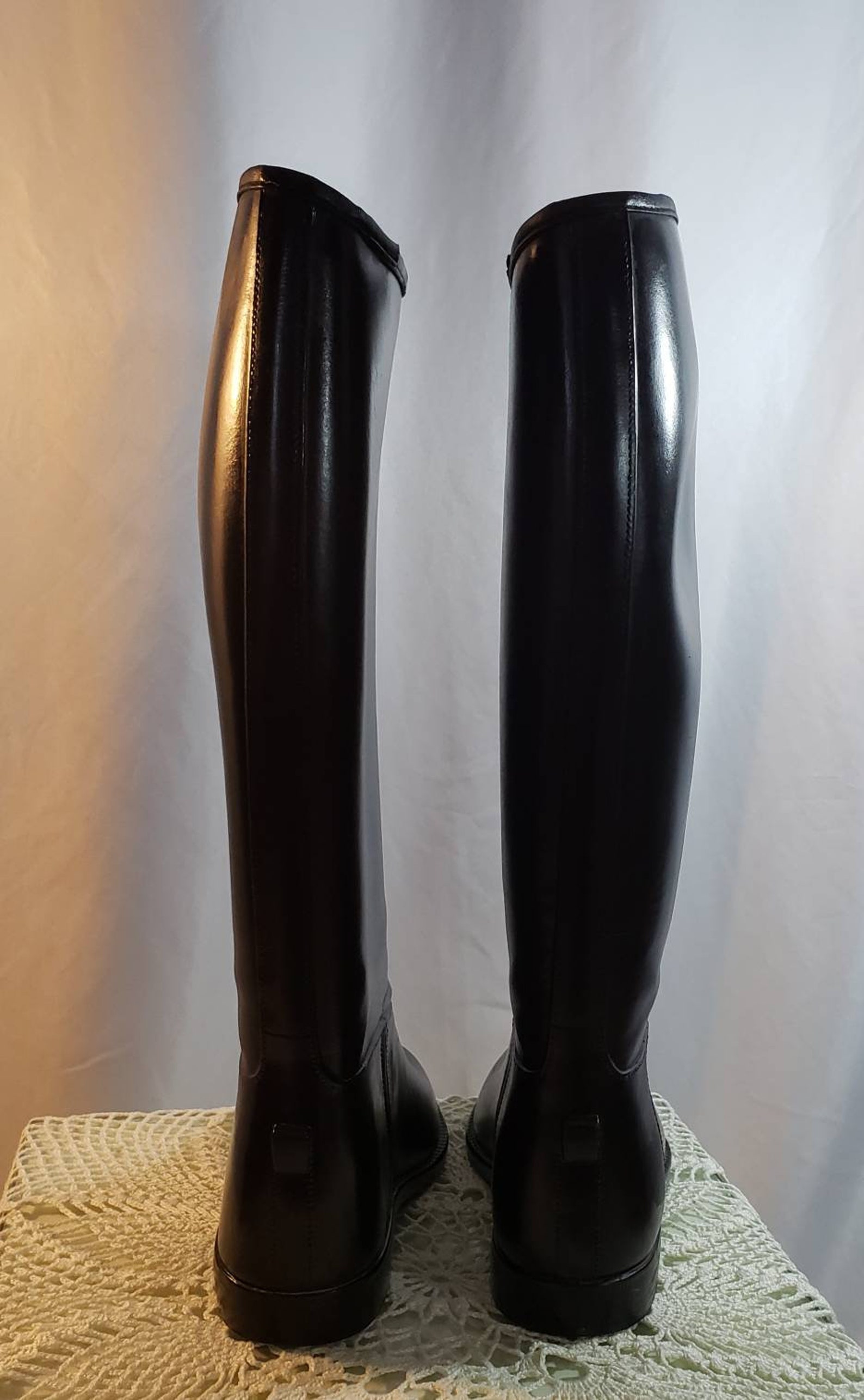 Tall Rubber Riding Boots/Equestrian Wear Etsy