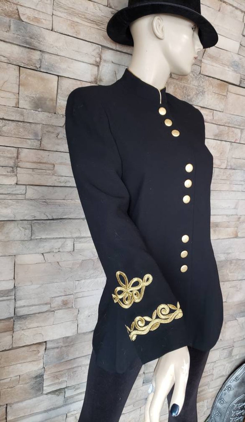 Military Style Steampunk Blazer zdjęcie 5