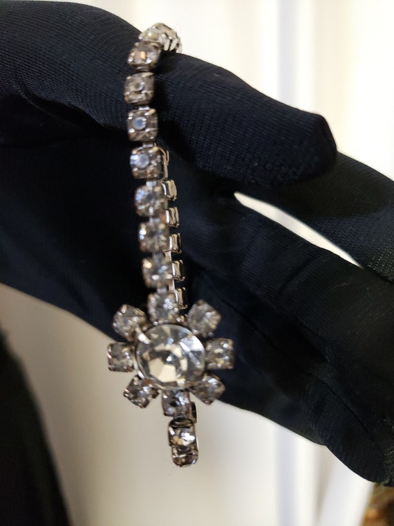 60s Rhinestone Bracelet