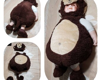 Monkey Costume Babies 0 To 6 Months