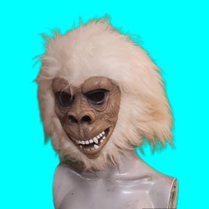 Masque Cosplay chimpanzé singe gorille vintage, casque complet chimpanzé aîné chimpanzé