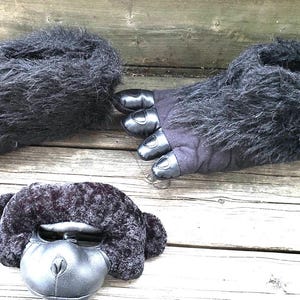 Masque et chaussures de cosplay singe gorille Costume de la planète des singes Cosplay de King Kong