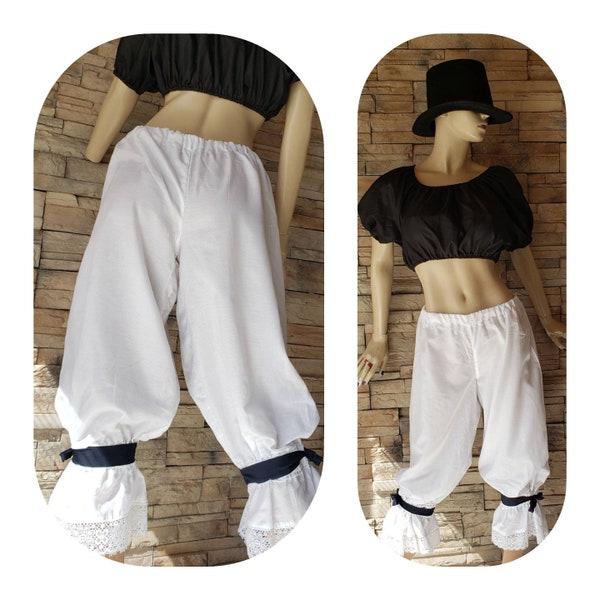 Victorian Bloomers Pantaloons  Trousers Edwardian Undergarment