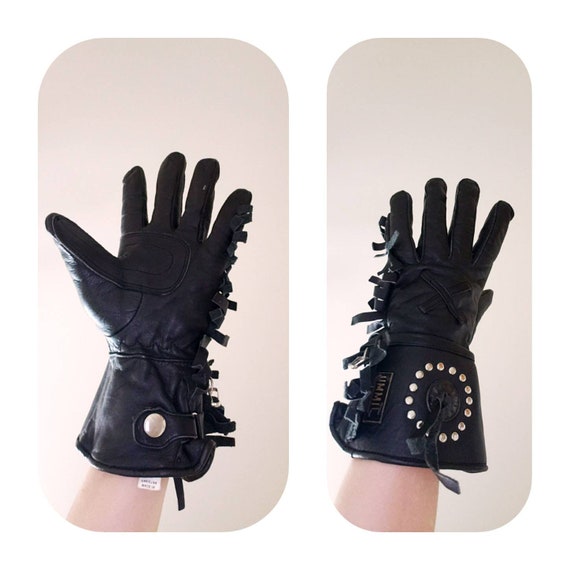 Women Motorcycle Leather Gloves - image 2