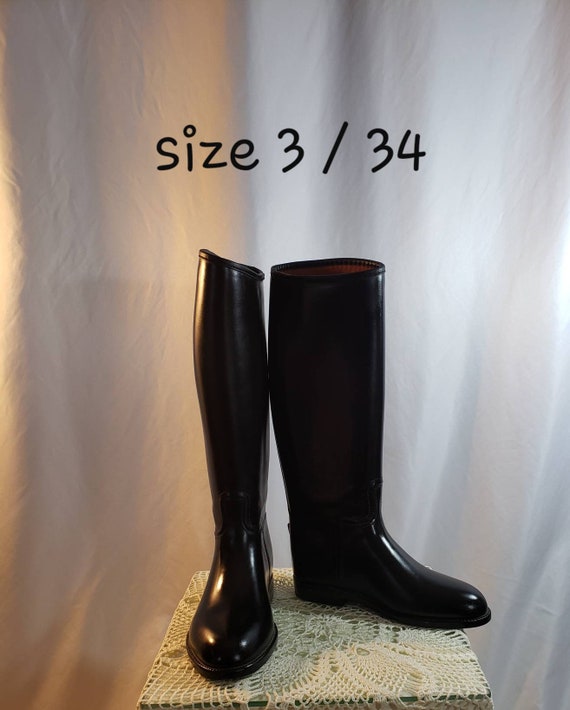 rubber tall boots