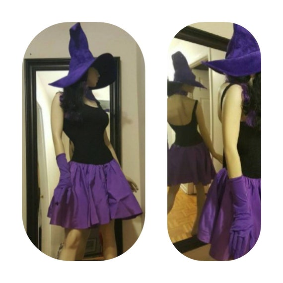 Purple Witch 80's Prom Dress