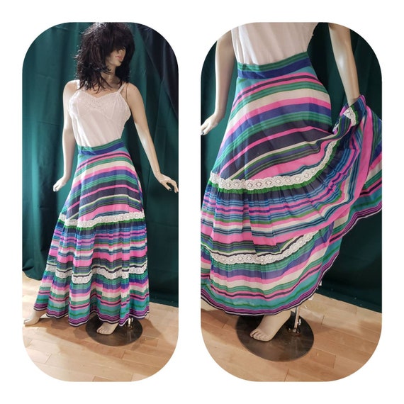 Bohemian Hippie maxi skirt