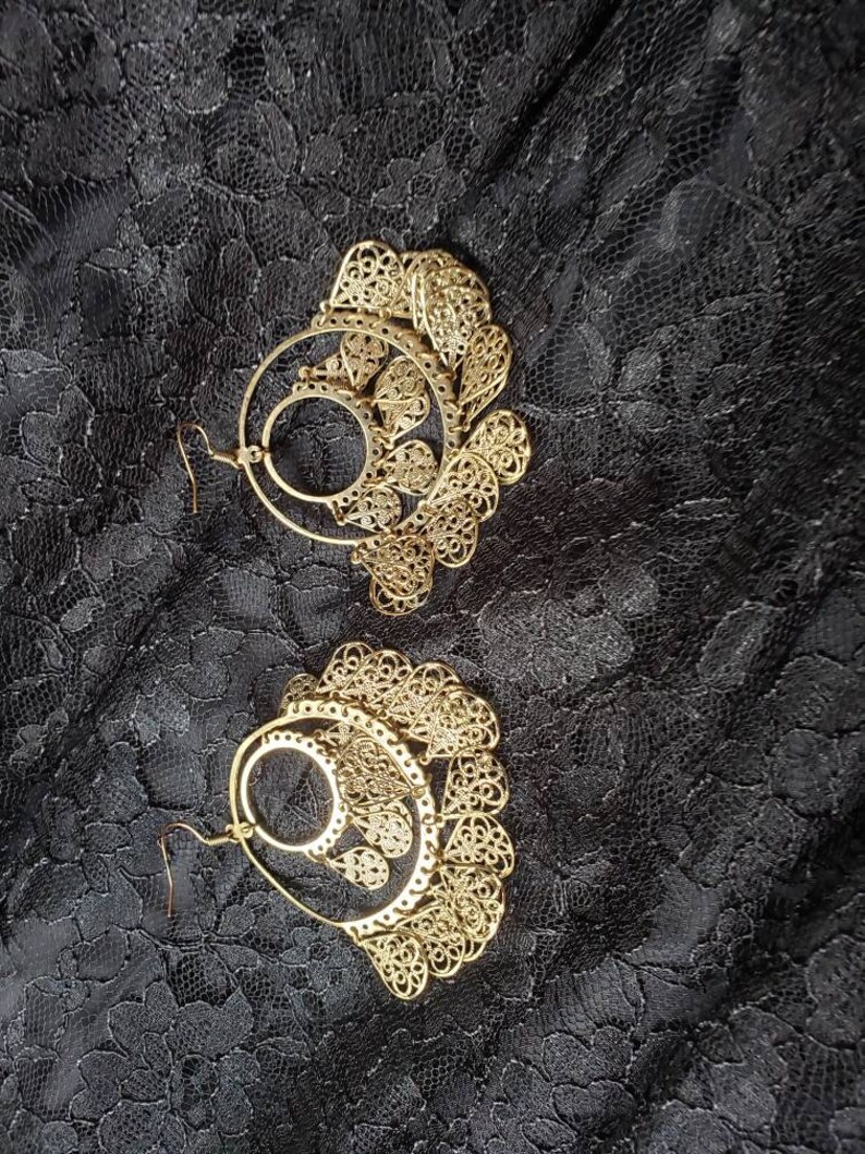 Pirate Gypsy Chandelier Earrings Costume Accessories