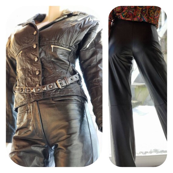 Gothic Black Leather Jacket