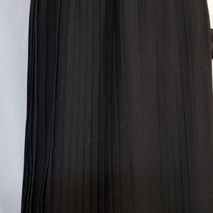 Maxi Black Accordion Pleated Skirt image 6