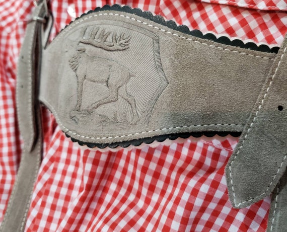 Suede Leather German Lederhosen - image 8