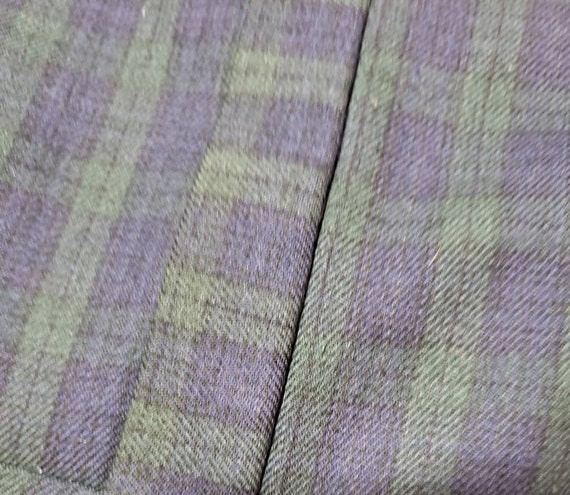 Vintage Checkered Tartan Waistcoat - image 10