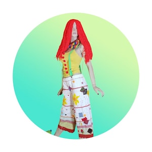Colorful Clown Costume Circus Clown Cute Halloween Outfit