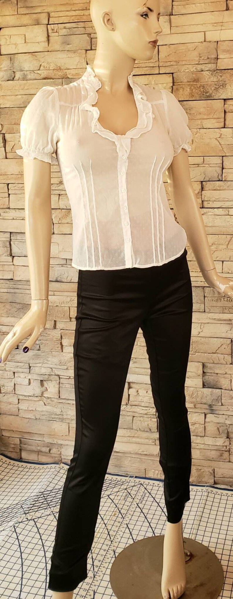 Elegant Comfortable Black Stretch Pants