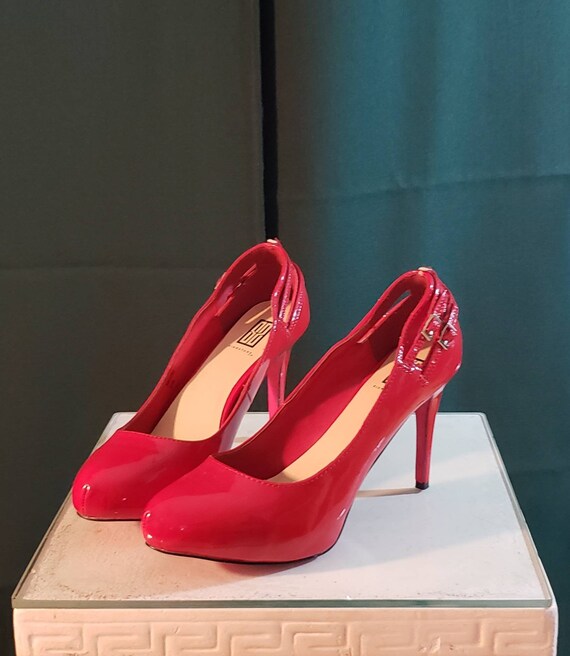 Red High Heel Rockabilly Pumps
