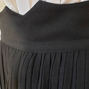 Maxi Black Accordion Pleated Skirt image 8