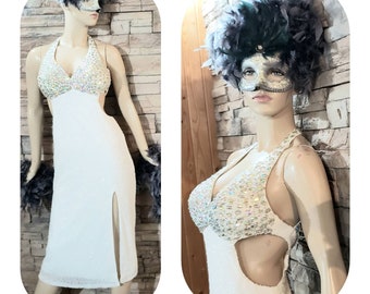 Show Girl Costume And Head Piece