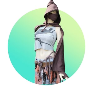 Post Apocalyptisches Hexenkostüm, Cybergoth Outfit