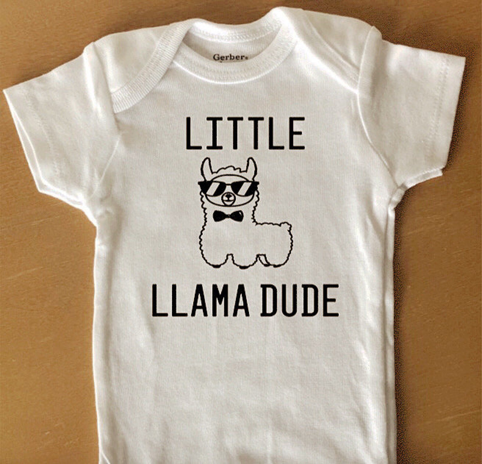 Llama Baby Boy Onesie Little Llama Cool Dude Onesie Little Onesie Bow