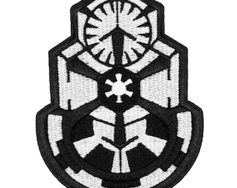 Parche de Star Wars, Parche que brilla en la oscuridad, Parche de hoja imperial