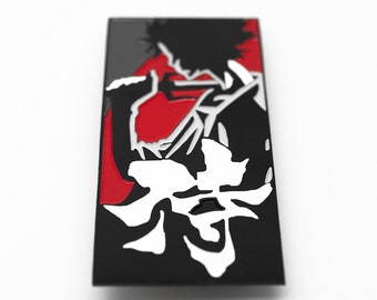 Large 3" Samurai Champloo Mugen Rooster Inspired Pin Collectable