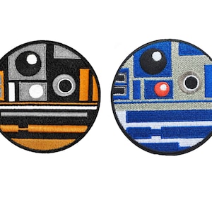 Star Wars r2d2 r2q5 duo patch pack - lightside and darkside