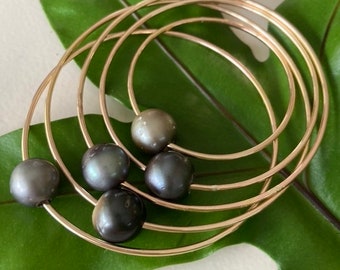 CUSTOM Tahitian Pearl Bangle