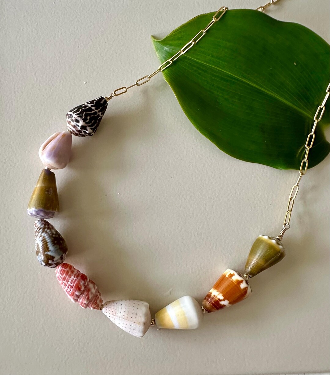 Hawaiian Shell Necklace/choker- Custom Length - Etsy
