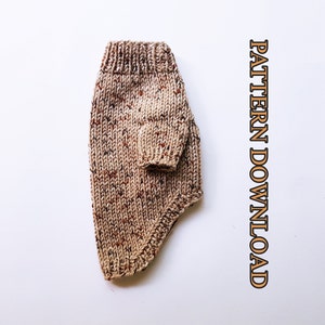 XXS dog basic pattern / With photos / Knitting pattern dog / Warm dog sweater / XXS dog coat pattern / Pet clothes pattern / PDF pattern