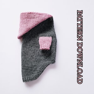 XXS Dog Hoodie Knitting Pattern: With Photos, Beginner level (PDF Pattern)