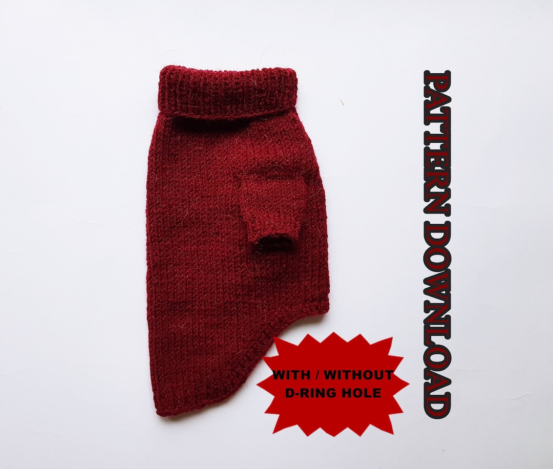 XXS Dog Basic Pattern / Knitting Pattern Pet / Cosy Dog Sweater / XXS ...