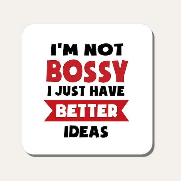 funny work coaster -  funny gift for colleague - gift for boss - funny gift for women, gift for her, original gift idea, funny work gift