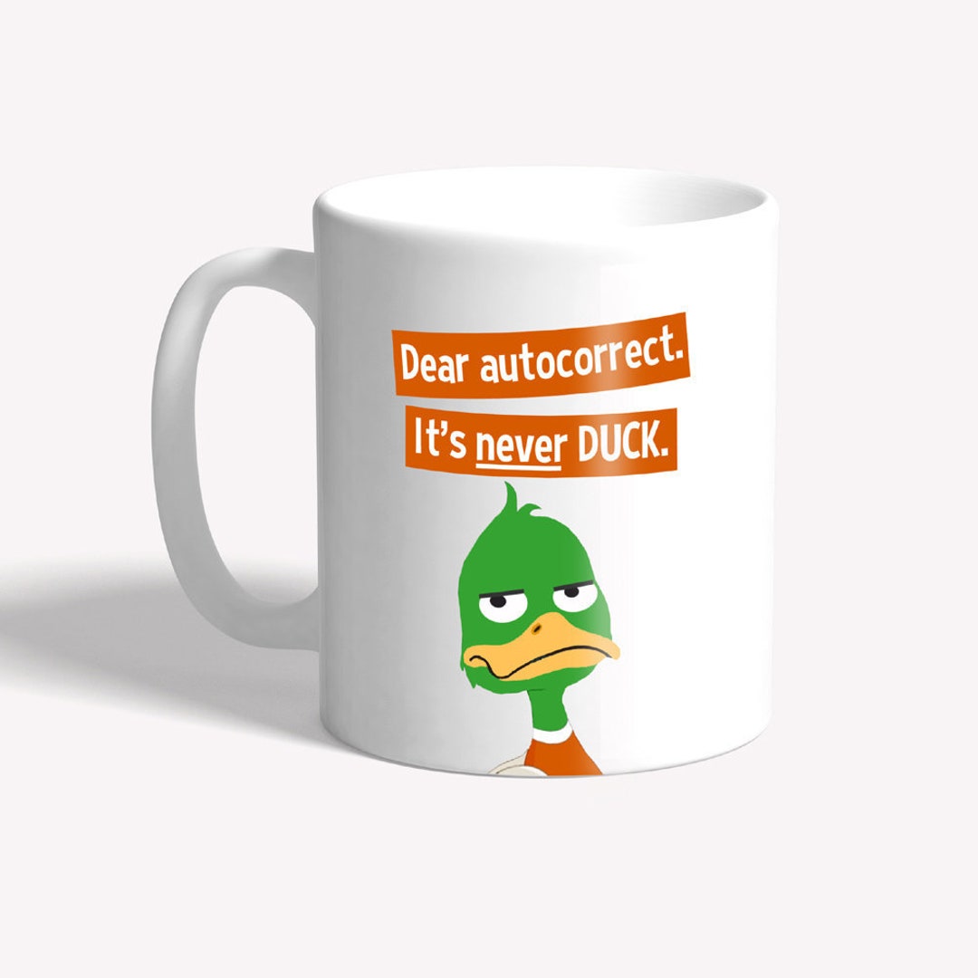 Funny Mug: 'dear Autocorrect' Original Gift Idea - Etsy