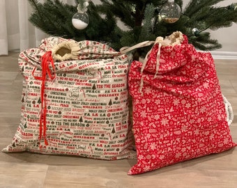 Lady Dellis Large Christmas Santa Sacks.