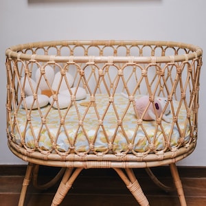 Kitun Bloom Organic Cotton Crib Sheet