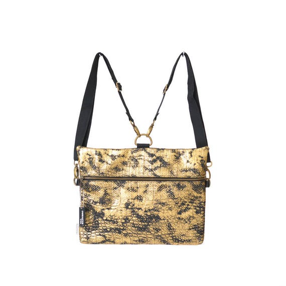 gold side bag