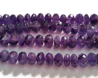 3.50mm to 4mm wholesale 25 strand lot Natural PURPLE